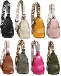 Midjepåsar läder Fanny Pack Women Sling Påsar Crossbody Versatile Bum Bag Ladies Retrol Chest Bag Telefon Shopping Holder Bag Domil103 230630