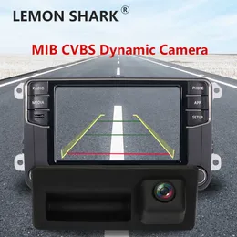 Car dvr CVBS Rearview Intelligent Dynamic Trajectory Reverse Camera con interruttore Trunk per VW MIB Radio RCD330 RCD360 280BHKD230701