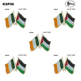 Irlandia Palestyna Przyjaźń Pin Flag Flag Flag Pins Pins Pins Badges 5pcs Lot198k
