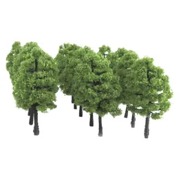 Calibri 20/70 pezzi modello in plastica treno artificiale in miniatura albero scenario decorazione ferroviaria costruzione paesaggio accessori giocattoli per bambini