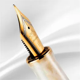Pens Limited Edition Jinhao 100 Century Fountain Pen Moda Akrilik Reçine EF/F/M GOLDPLATING NIB öğrencileri Mürekkep Kalemi Yazma Pratik