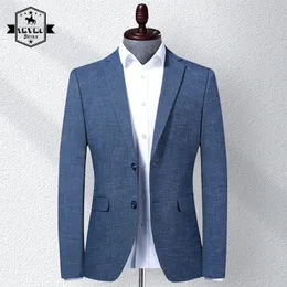 Herrenanzüge Blazer Freizeitanzug Jacken Blazer für Männer Hochzeit Blau Slim Fit Outwear Übergroße Einreiher Elegante Luxusmäntel Koreanisch 230630