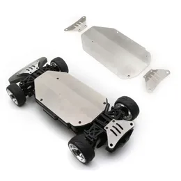 ElectricRC Car TAMIYA TT02 Stainless Steel Chassis Armor Front Rear Protection Antiskid Plate For 110 RC Tmiya 230630