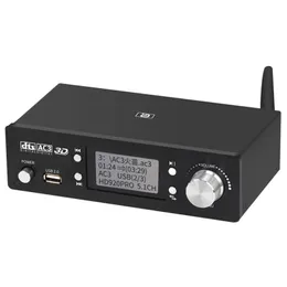 Anslutningar HD920PRO 5.1CH HD Audio Decoder Bluetooth 5.0 Reciever för Dolby Atmos DTS AC3 4K 3D Converter SPDIF ARC PCUSB DAC