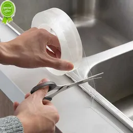 Nuovo nastro per lavello da cucina da 10 m Nastro per doccia da bagno Lavello per vasca da bagno Nastro adesivo in pvc Adesivo da parete impermeabile Nastro per bordo lavello Nastro nano