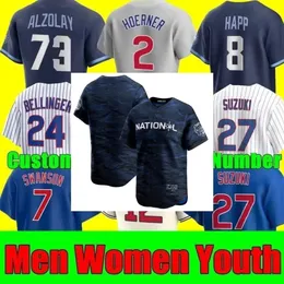 2023 All-Star City Homens Mulheres Juventude 40 Mike Tauchman 22 Matt Mervis 18 Tucker Barnhart 20 Miles Mastrobuoni Camisa de beisebol