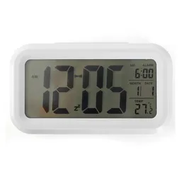 책상 테이블 시계 ly 온도와 가벼운 패션 디자인 230701 전자 LED 알람 시계