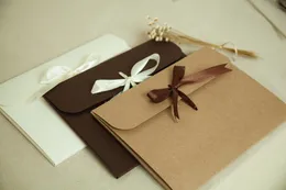 封筒Nieuwe 24*18*0.7 cm 3 Kleur Envelop Kraftpapier Zakken Diy Verzamelen Bestanden Gebruiken als Gift Liefde Brief Verpakking Hoge KW