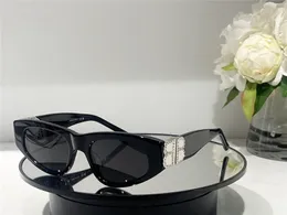 New fashion design sunglasses 0095D cat eye frame with diamond embellishment simple and popular style decorative glasses uv400 lens