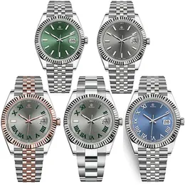 Mens Watch Designer Watch Man Watch Fashion Wristwatches Two Tone Wristwatch Rhodium Wimbledon 41mm 2813 Auto Movement Sapphire Glass Stainless Steel Strap