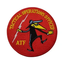 TACTICAL OPERATIONS OFFICER AFF Police Embroidery patch for Clothing Jeans Bag Decoration Iron on Patch 245r