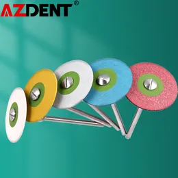 돋보기 1 PC Azdent Dental HP 26mm 고무 다이아몬드 폴리셔 휠 디스크 230701