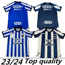 S-4XL LIGA MX RAYADOS MONTERREY SOCCER JERSEYS R.FUNES 2023 2024 HEM BORT TREDJE MORI M.MEZA 23 24 Mexikansk ligan toppkvalitet Jersey Football Shirt