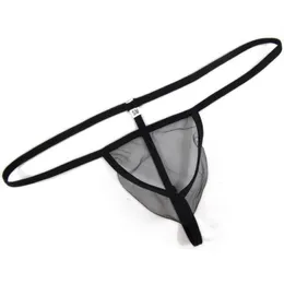 G3679 mens sexy Mini pouch thong see through C-thru tulle sexy male underwear212k