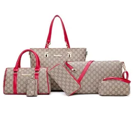 Bolsas de grife pacote de moda portátil bolsa de ombro feminino bolsa de mão bolsa de mão treliça bolsa carteira transversal 6 peças Othe5069552