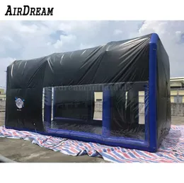 4m-8m High quality Customized full PVC outdoor inflatable spray booth Inflatables car Paint Tent