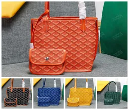 Handväska Sac Anjou Mini Totes Goya Tote Bags Mini Axelväska Pochette With Wallet Designer Handväskor Lyxigt Läder Mode Klassisk dubbelsidig stil
