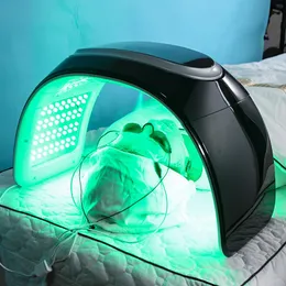 Factory Price New 7 Color Skin Tightening Nano Spray Facial Panel Face Mask Pdt Led Light Therapy Device With Steamer