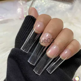 Uñas postizas 240pcsbag XXL Puntas de uñas postizas cuadradas Cubierta completa Gel de lujo Prensa en uñas Suministro de salón de manicura x0703