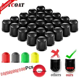 New AUTCOAT Tire Stem Valve Caps with O Rubber Ring Universal Stem Covers for Cars SUVs Bike and Bicycle Trucks Motorcycles