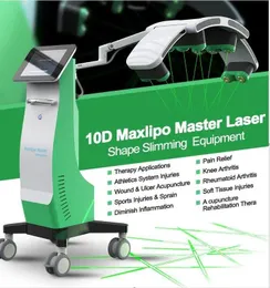 Comprimento de onda verde original de 532nm 10D Laser Slim Sem tempo de inatividade Equipamento a laser Máquina de perda de gordura Esculpir Queimar gordura Contorno do corpo Equipamento de emagrecimento