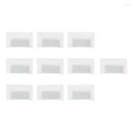 Cortina 20 peças em bloco para janela com peso para sinalização externa cortina inferior telas de tecido não tecido