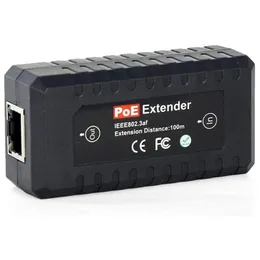 System Poe Extender Ethernet Repeater 1 Port 10/100Mbps, IEEE802.3AF för säkerhetssystem IP -kamera Poe Splitter