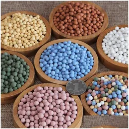 Garden Decorations Color Ceramsite Ball Paving Stone Bottom Potted Breathable Flower Hydroponic Aquarium Soil Nutrition Yard Drop De Dhmy5