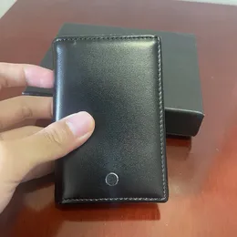 Plånbokshållare för män lyxig designerväska herr kreditkort mini plånböcker nya plånböcker vikbar nyckelringsficka intern kortfack och låda