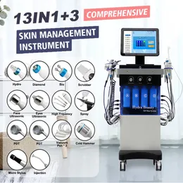 14 in1 Microdermabrasion Machine Diomand 껍질을 벗기면 얼굴 클렌징 아쿠아 얼굴 hydra dermabrasion spa salon use machine