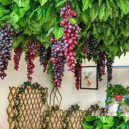 Outros suprimentos para festas festivas penduradas uvas artificiais diy frutas cordas falsas de plástico para decoração de jardim doméstico entrega direta dh9pd