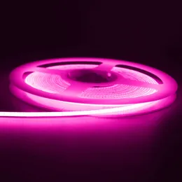 12V/24V COB LED Strip Röd/Gul/Grön/Rosa/Blå/Kall Blå/Varm/Naturlig/Kall Vit Högdensitet Flexibel Dimbar RA90 LED Strip D2.0