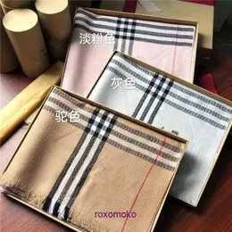 Designer Luxury Bur Home scarves for sale Autumn and Winter 22 New Pattern D Plaid Fingerprint Big Shawl Women's Scarf Best Selling Style