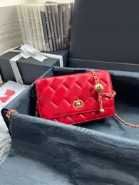 Роскошная сумочка дизайнер по кроссовым плечам для женщин подлинные кожаные женские модные буквы Lady Cross Body Bag Designer Bags Original Box