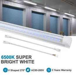 8ft V tube lights 8 foot design shop LED lights fixture 2ft 3ft 4ft 5ft 6ft Cooler Door Freezer lighting fluorescent Lamps US
