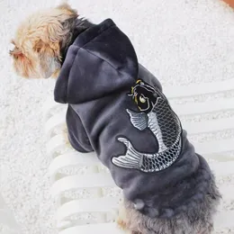 هوديز الشتاء دافئ الكلب ملابس الموضة دوبرمان PET جرو هوديي بلاد الأصل