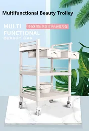 Beauty stroller beauty salon stroller small bubble instrument European hairdressing manicure multi-function mobile tool cart