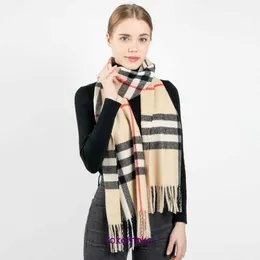 Bur Home Boutique Plush Scarf в продаже клетчатый шарф -шарф женский осень и зимний тепло сгущенное шерстяное кашемир Новые универсальные мужчины