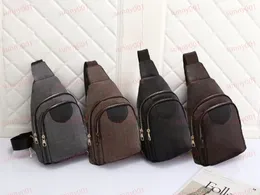 Zíper de duas camadas de camada crossbody saco designer bolsa de tipóia bolsa de tipóia estampada saco de cinto de luxo da cintura de luxo bolsa de ombro de peito