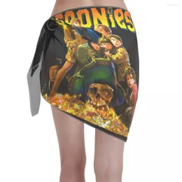 Stroje kąpielowe dla kobiet seksowne kobiety 85 film akcji Goonies perspektywa Kaftan Sarong bikini Cover Up krótkie spódniczki