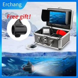 Fish Finder Erchang Ice Fishing Camera DVRInfrared Night Version Lights 15m/30m 1000TVL Underwater Fishfinder Winter Camera For Fishing HKD230703