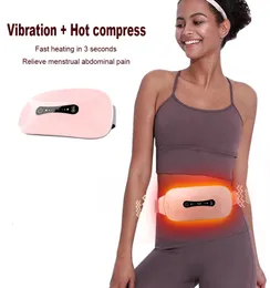 Outros itens de massagem Hot Belt Almofada elétrica de aquecimento para alívio da cintura ou para dor menstrual Cinto para alívio da dismenorreia Almofada de aquecimento abdominal 230701