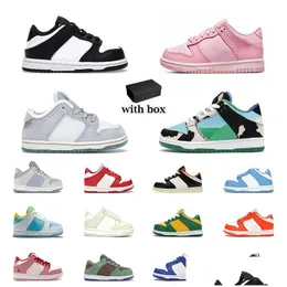 Athletic Outdoor Chunky Kid Dunks For Toddler Baby Sneakers Panda Black White With Box Dhgates Platform Low Triple Pink Unc Childr Dhcrf