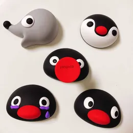 Kawaii 3D Penguin الثلاجة المغناطيس الثلاجة ملصق رسالة مغناطيسية الملصقات الملصقات Note Home Home Kitchen Decoration Gifts L230626