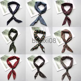 Scarves 60*60cm Silk Men's Ladies Boys Girls Women Small Square Designer Scarf Men Luxury cessories Ascot Cravat Ties Cravat J230703