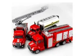 Diecast Model car Spray Water Gun Toy Truck Firetruck Juguetes Fireman Sam Fire Truck Vehicles Car Music Light Cool Educational Toys for Boys Kids 230703