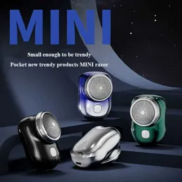 Mini Portable Face Cordless Shavers Rechargeable USB Electric Shaver Wet Dry Painless Small Size Machine Shaving For Men L230520