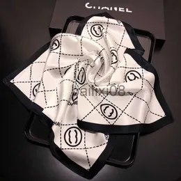 Шарфы шарфы Женские дизайнерские шелковые шарфные модные бренд -бренды