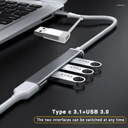 Typ C USB 2 Interface Switchable Extender Hub Dockningsstation One-to-Four Computer Splitter 3.0 Adapter