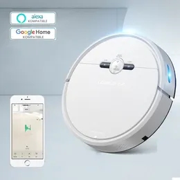 Robotic Vacuums YouPin Robot Vacuum Cleaner App och Voice Control Sweep and Wet Moping Floors Carpet Run Auto Reharge Map är synligt Pet Hair 230701